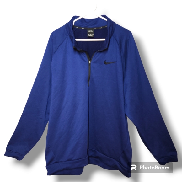 Nike Dri-Fit Quarter Zip Pullover Men's Royal Blue size XXL - Picture 1 of 9